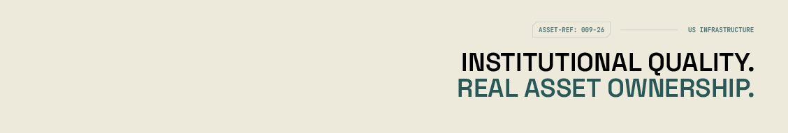 Highground Asset Co. LinkedIn banner, 1128 × 191 PX